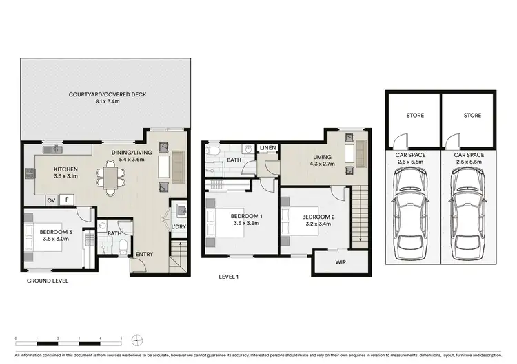 Floorplan of Homely townhouse listing, 2/20 Veron Street, Wentworthville NSW 2145