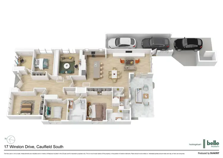 Floorplan of Homely house listing, 17 Winston Drive, Caulfield South VIC 3162