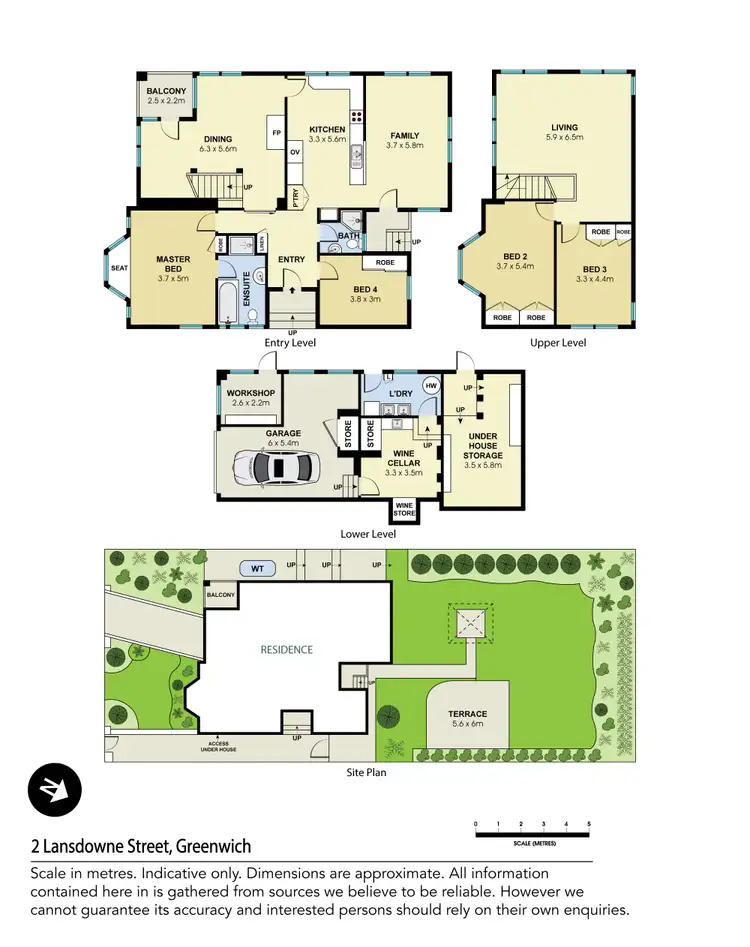Floorplan of Homely house listing, 2 Lansdowne Street, Greenwich NSW 2065