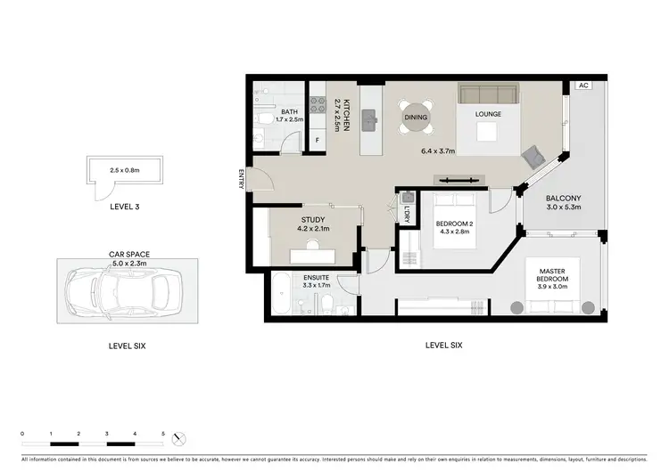 Floorplan of Homely apartment listing, 615D/5 Pope Street, Ryde NSW 2112