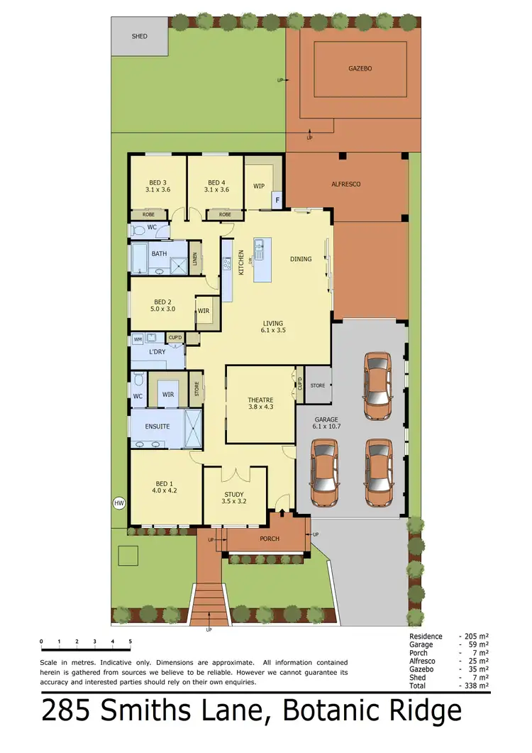 Floorplan of Homely house listing, 285 Smiths Lane, Botanic Ridge VIC 3977