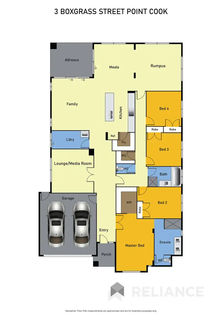 Floorplan of Homely house listing, 3 Boxgrass Street, Point Cook VIC 3030