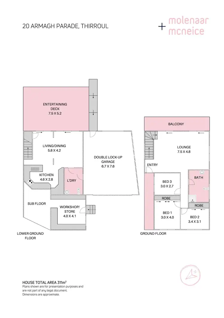Floorplan of Homely house listing, 20 Armagh Parade, Thirroul NSW 2515