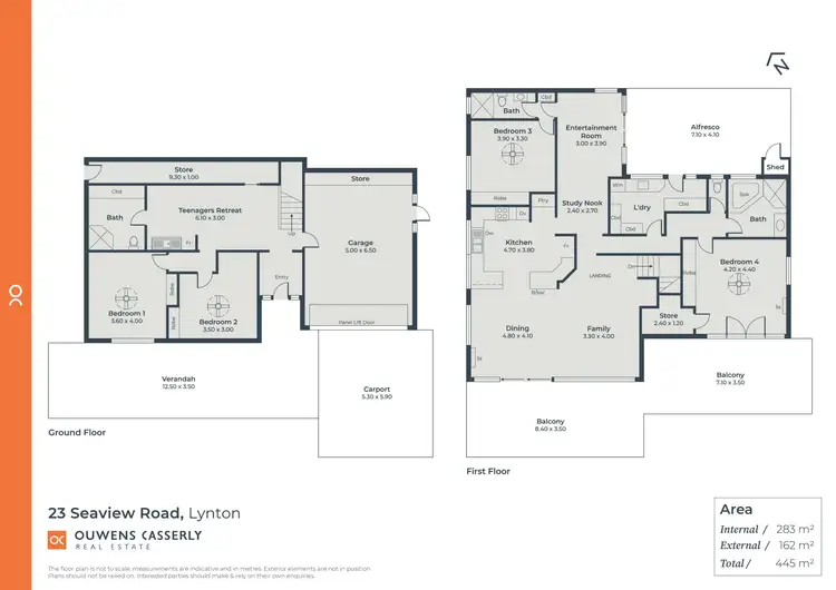 Floorplan of Homely house listing, 23 Seaview Road, Lynton SA 5062
