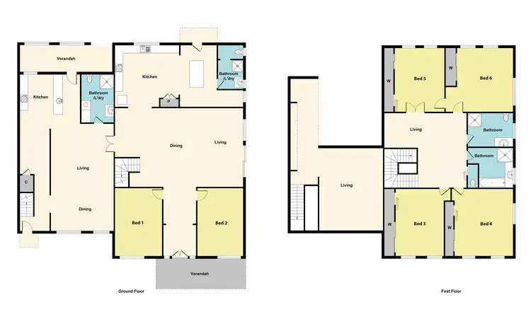 Floorplan of Homely house listing, 422 Larter Street, Golden Point VIC 3350