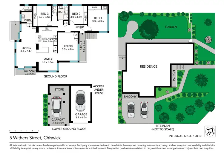 Floorplan of Homely house listing, 5 Withers Street, Chiswick NSW 2046