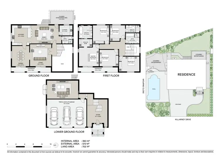 Floorplan of Homely house listing, 34 Killarney Drive, Killarney Heights NSW 2087