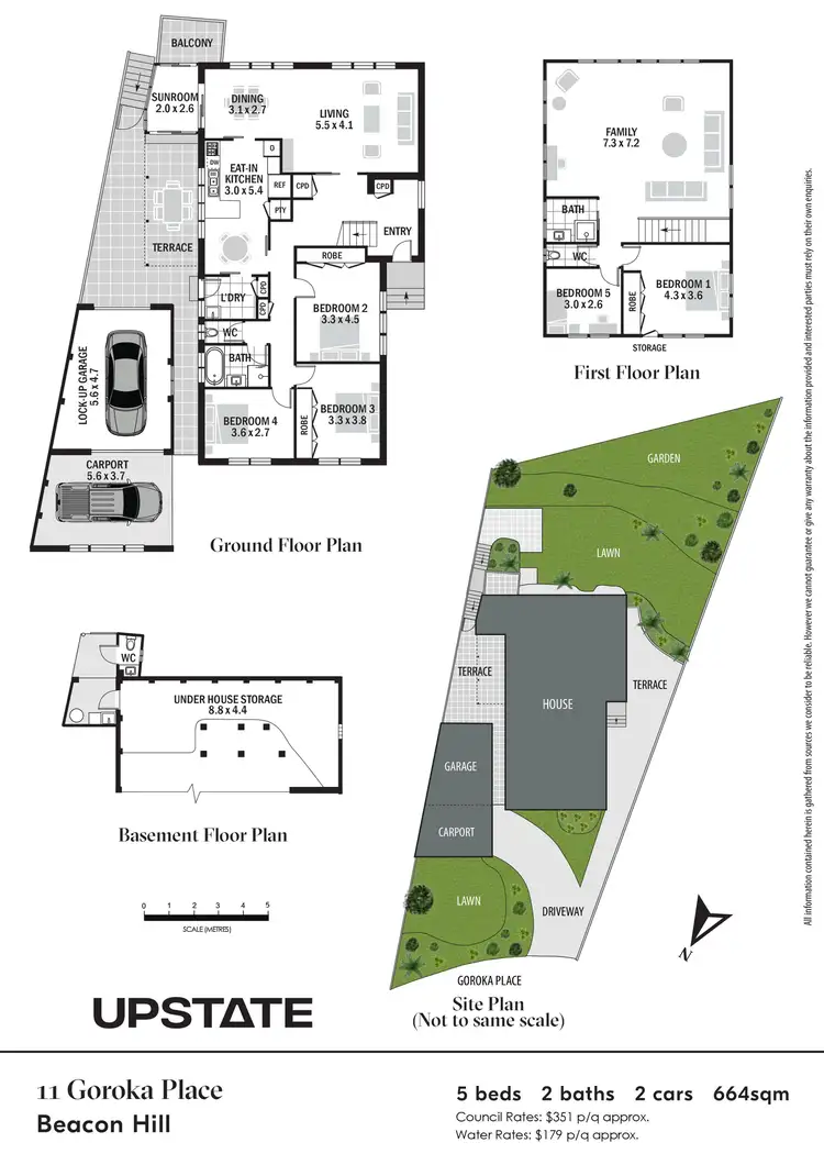 Floorplan of Homely house listing, 11 Goroka Place, Beacon Hill NSW 2100