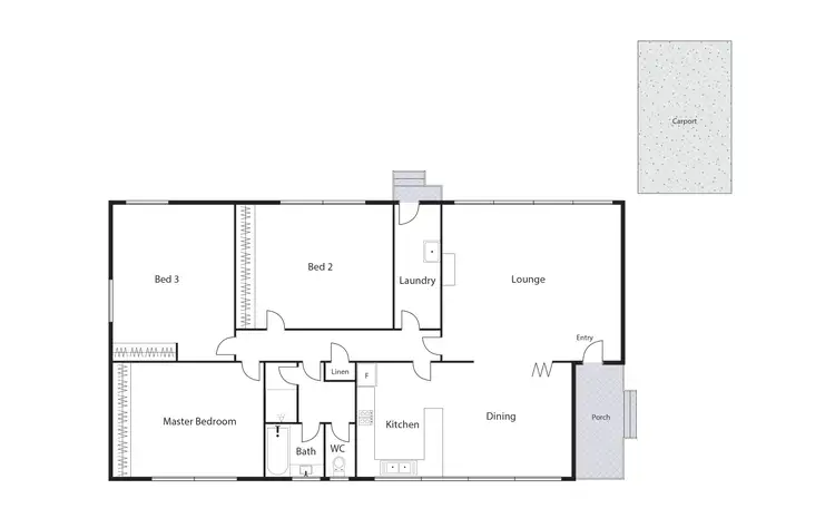 Floorplan of Homely house listing, 10 Bendigo Street, Fisher ACT 2611