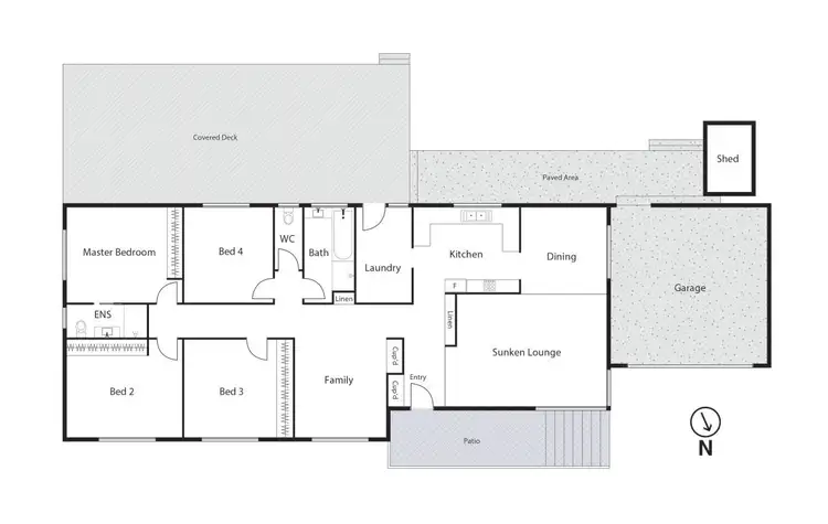 Floorplan of Homely house listing, 12 Spafford Crescent, Farrer ACT 2607