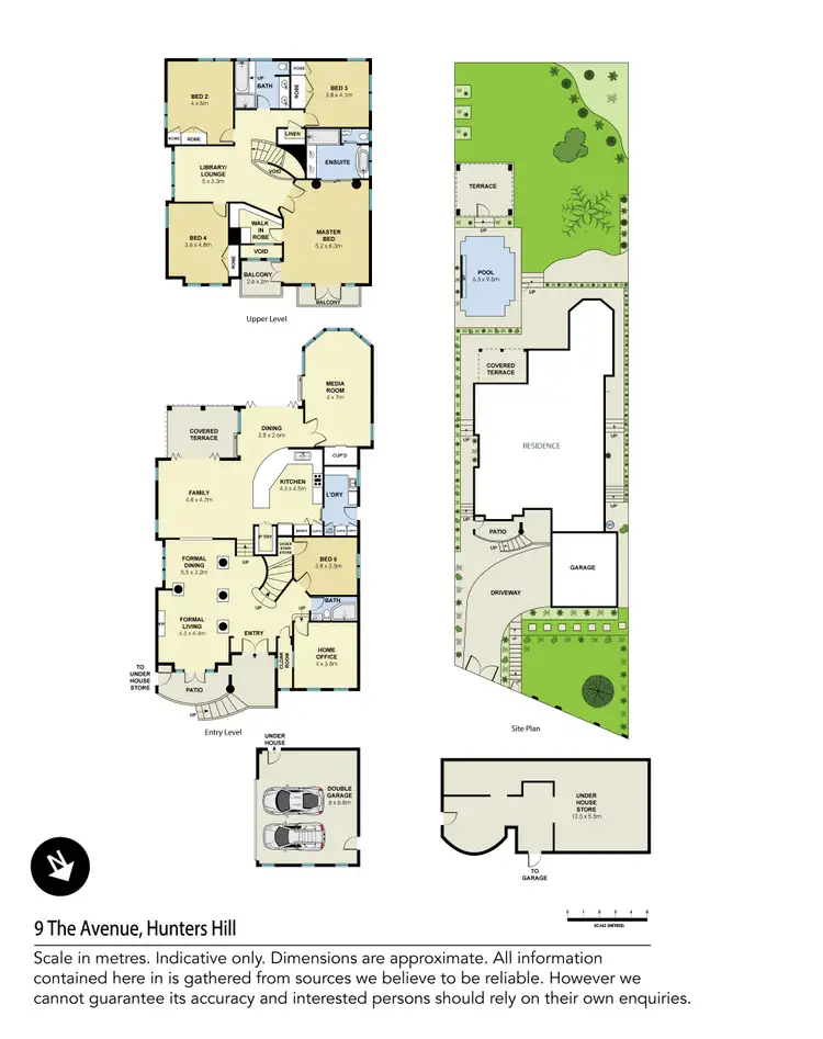 Floorplan of Homely house listing, 9 The Avenue, Hunters Hill NSW 2110