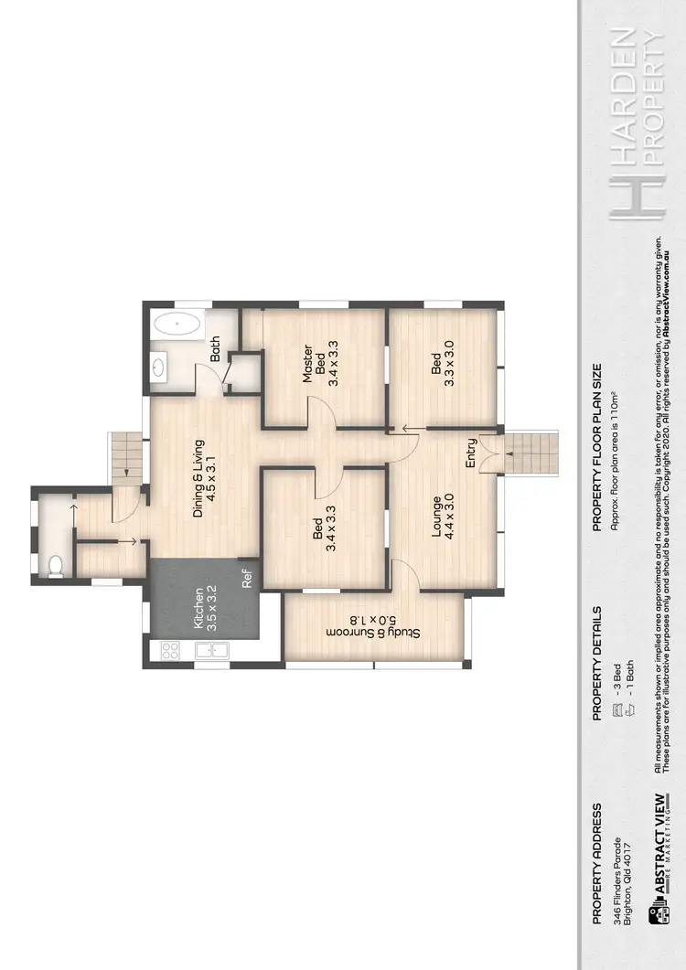 Floorplan of Homely house listing, 346 Flinders Parade, Brighton QLD 4017