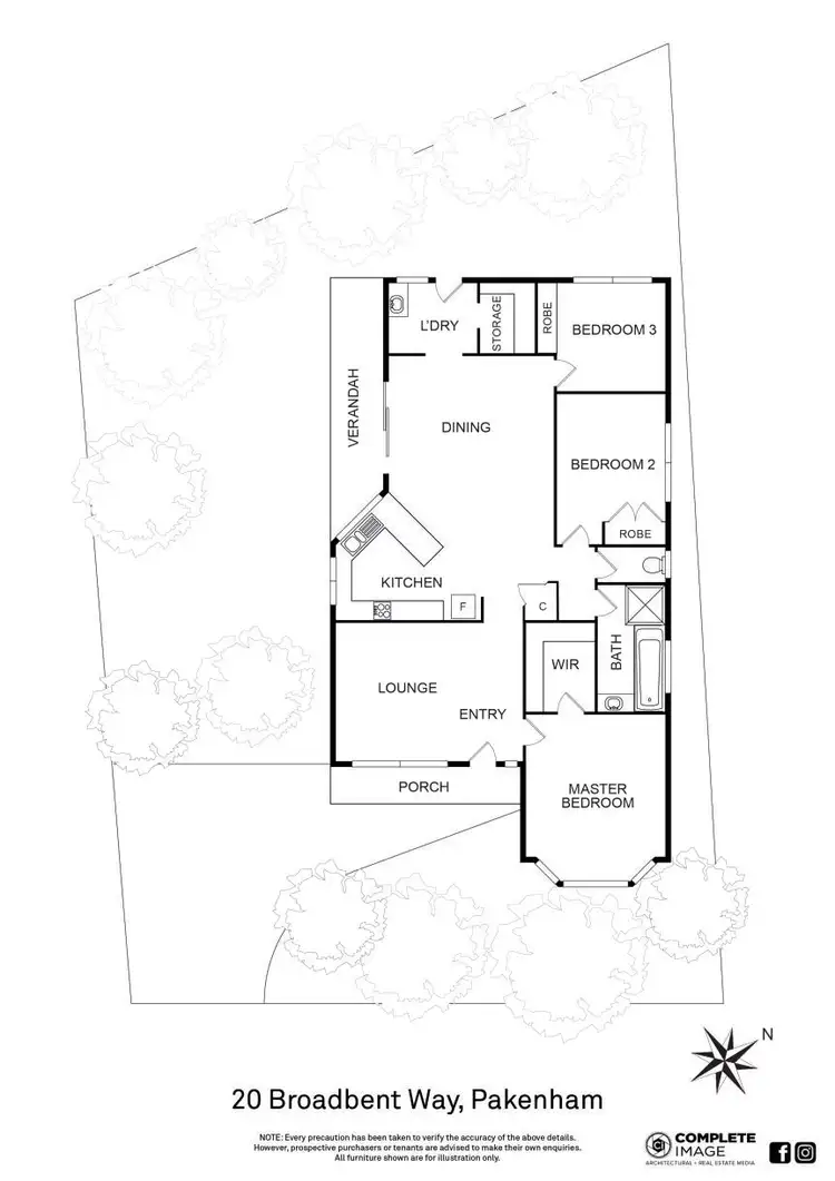 Floorplan of Homely house listing, 20 Broadbent Way, Pakenham VIC 3810