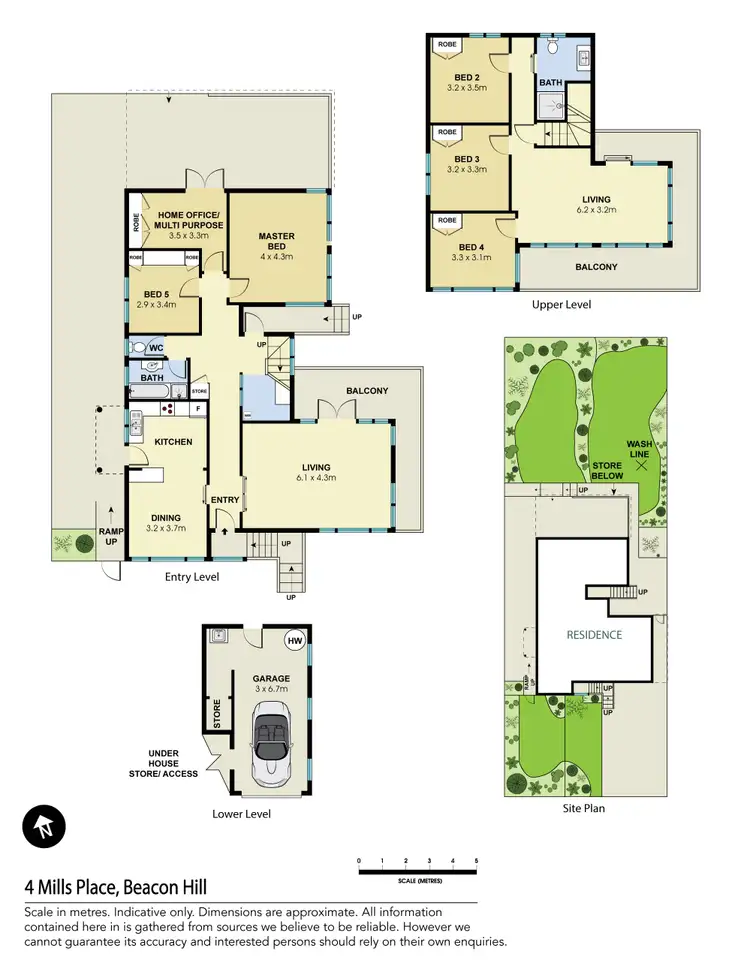 Floorplan of Homely house listing, 4 Mills Place, Beacon Hill NSW 2100