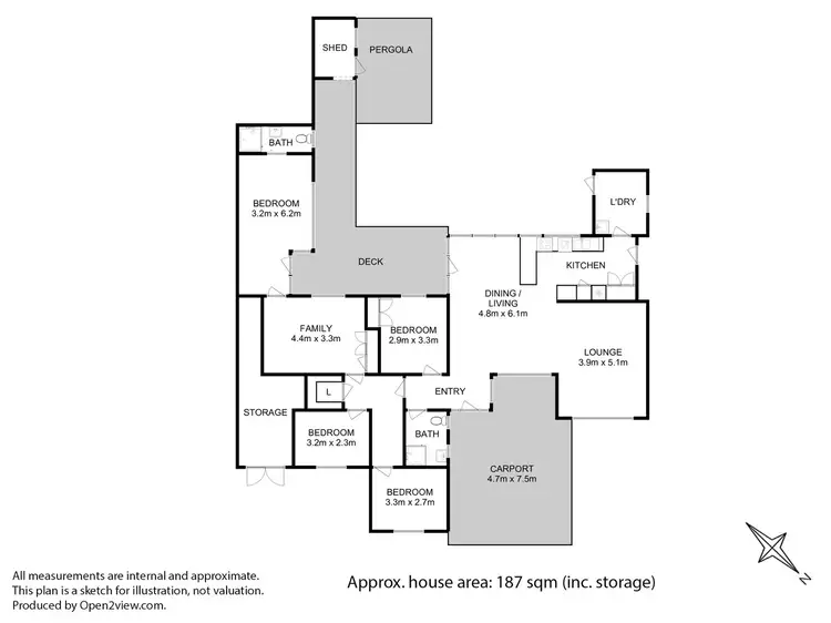 Floorplan of Homely house listing, 241 Lewisham Scenic Drive, Lewisham TAS 7173