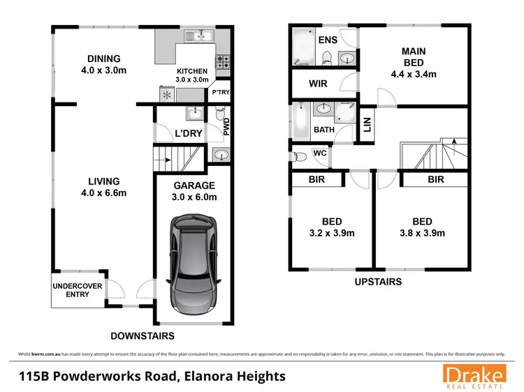 Floorplan of Homely house listing, 115b Powderworks Road, Elanora Heights NSW 2101