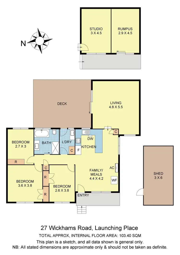 Floorplan of Homely house listing, 27 Wickhams Road, Launching Place VIC 3139