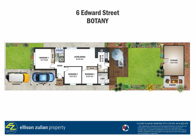 Floorplan of Homely house listing, 6 Edward Street, Botany NSW 2019