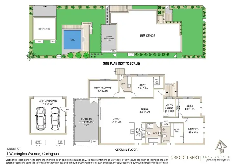 Floorplan of Homely house listing, 1 Warrington Avenue, Caringbah NSW 2229