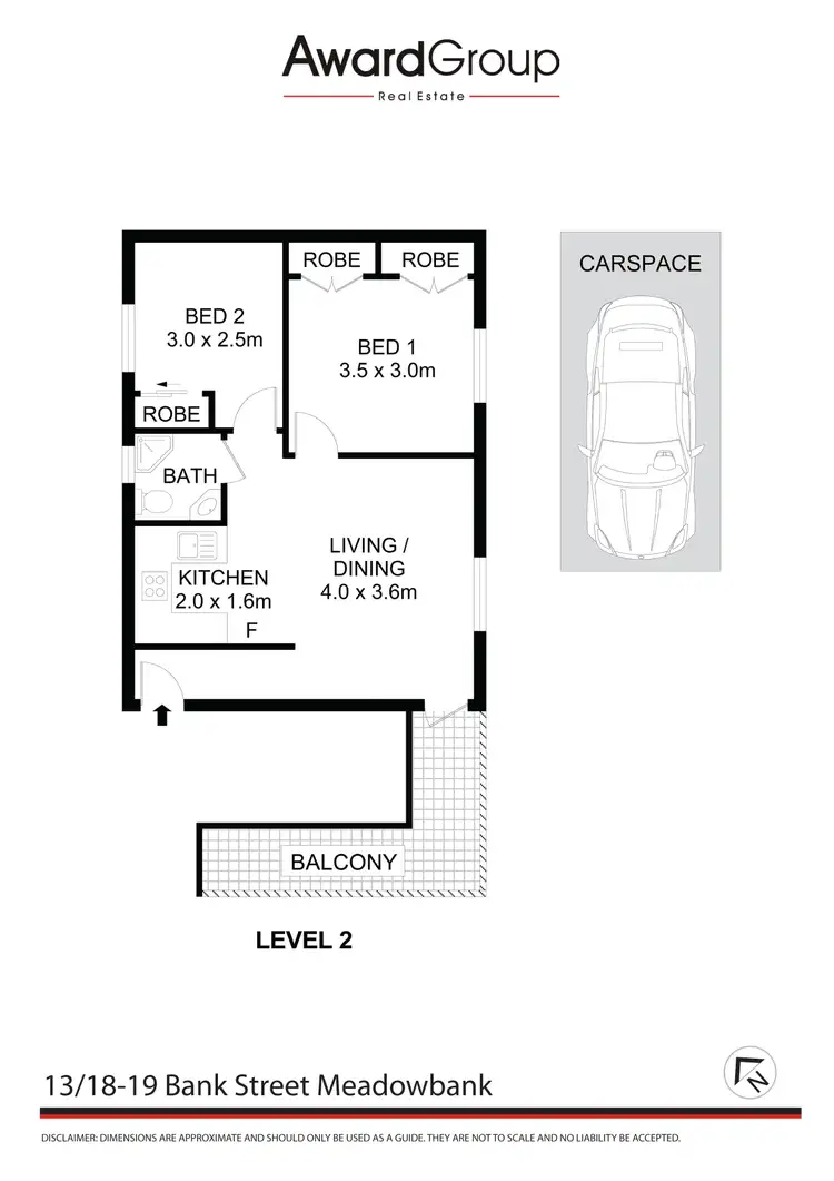 Floorplan of Homely unit listing, 13/18-19 Bank Street, Meadowbank NSW 2114