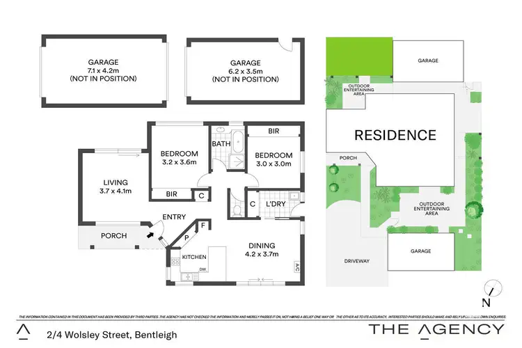 Floorplan of Homely unit listing, 2/4 Wolsley Street, Bentleigh VIC 3204