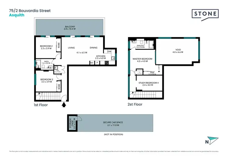 Floorplan of Homely apartment listing, 75/2 Bouvardia Street, Asquith NSW 2077