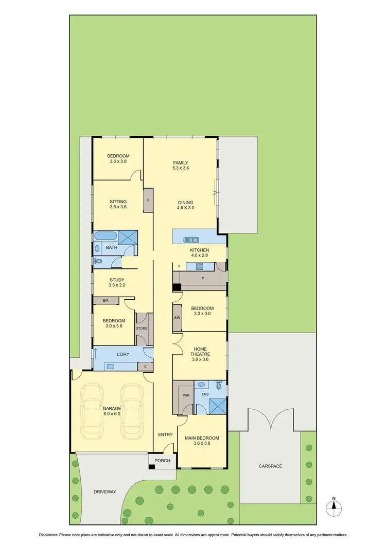 Floorplan of Homely house listing, 13 Buckland Boulevard, Gisborne VIC 3437