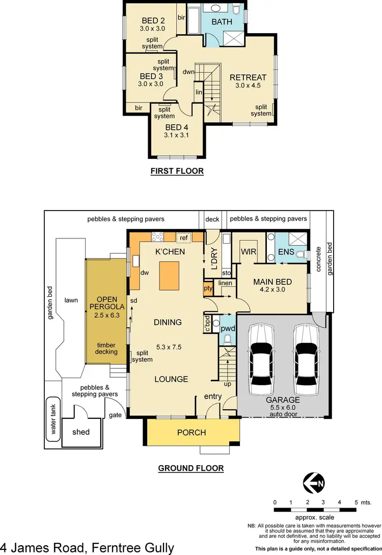 Floorplan of Homely house listing, 4 James Road, Ferntree Gully VIC 3156