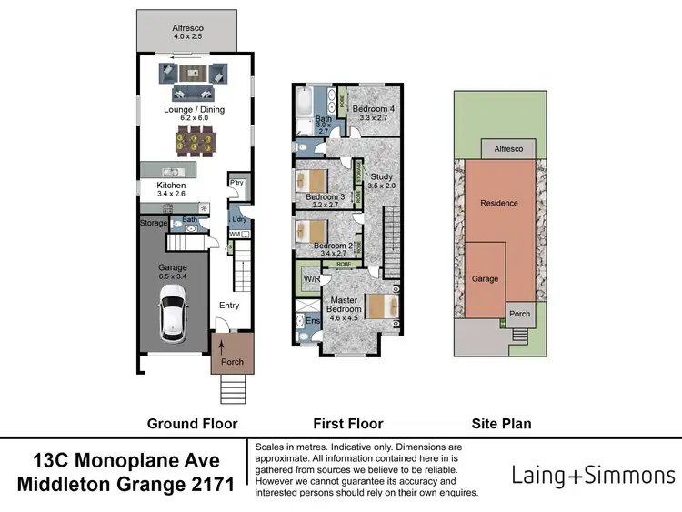 Floorplan of Homely house listing, 13 Monoplane Avenue, Middleton Grange NSW 2171