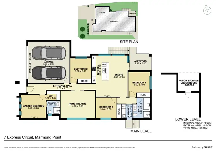 Floorplan of Homely house listing, 7 Express Circuit, Marmong Point NSW 2284