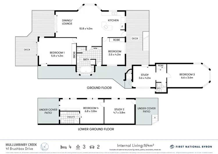 Floorplan of Homely house listing, 41 Brushbox Drive, Mullumbimby Creek NSW 2482
