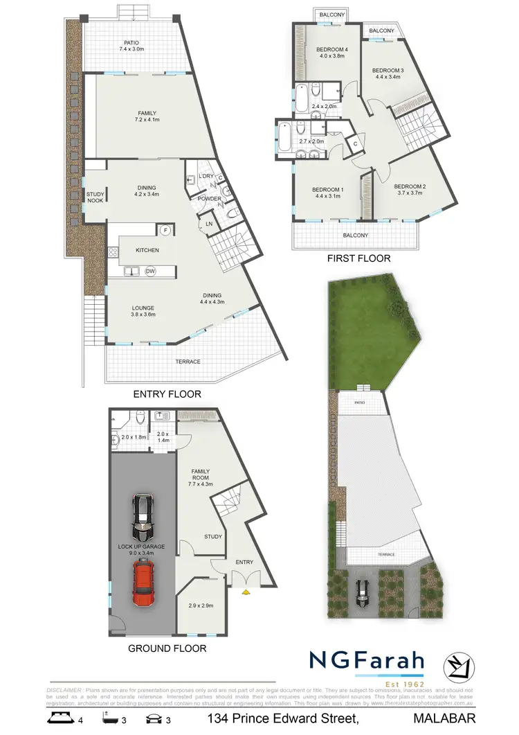 Floorplan of Homely house listing, 134 Prince Edward Street, Malabar NSW 2036
