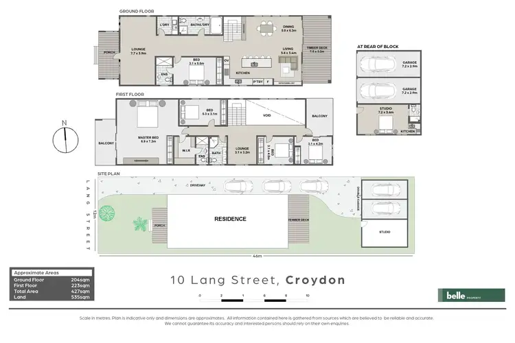 Floorplan of Homely house listing, 10 Lang Street, Croydon NSW 2132