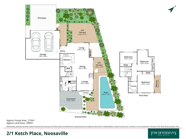 Floorplan of Homely unit listing, 2/1 Ketch Place, Noosaville QLD 4566
