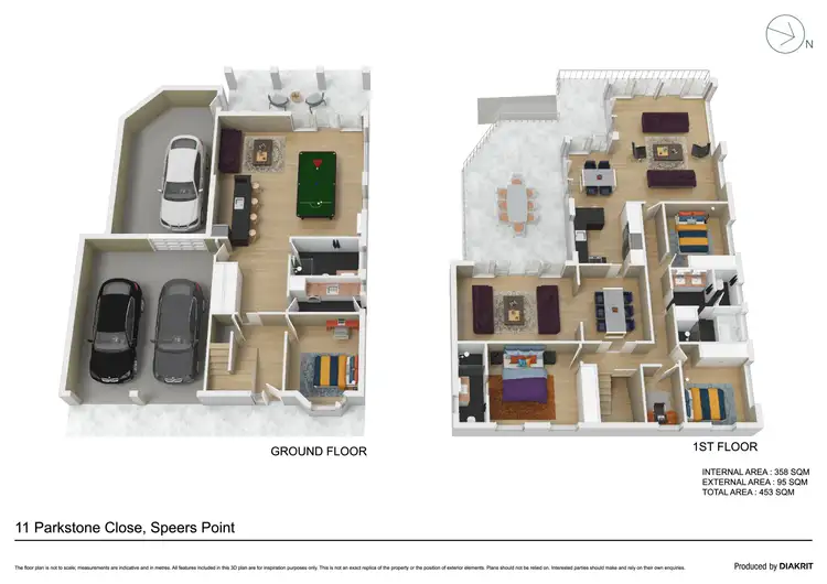 Floorplan of Homely house listing, 11 Parkstone Close, Speers Point NSW 2284
