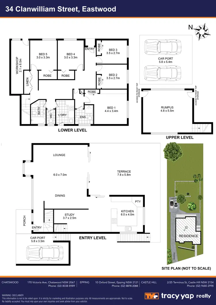 Floorplan of Homely house listing, 34 Clanwilliam Street, Eastwood NSW 2122