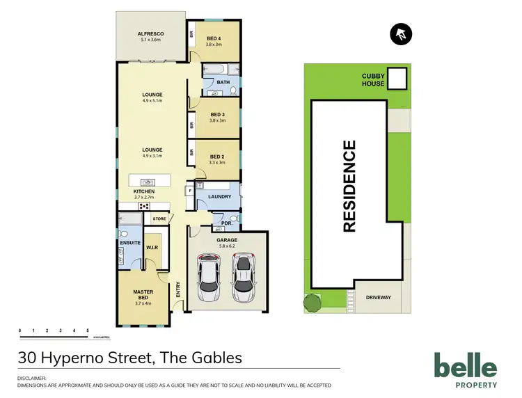 Floorplan of Homely house listing, 30 Hyperno Street, Box Hill NSW 2765