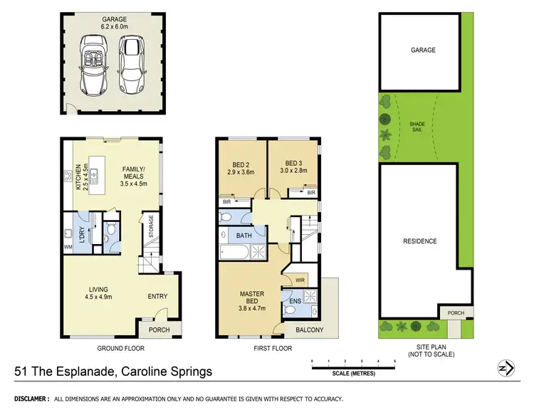 Floorplan of Homely house listing, 51 The Esplanade, Caroline Springs VIC 3023