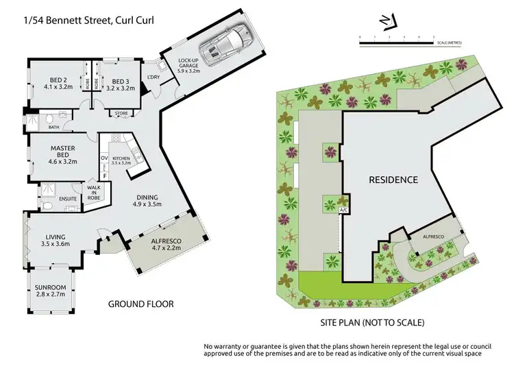 Floorplan of Homely apartment listing, 1/54 Bennett Street, Curl Curl NSW 2096