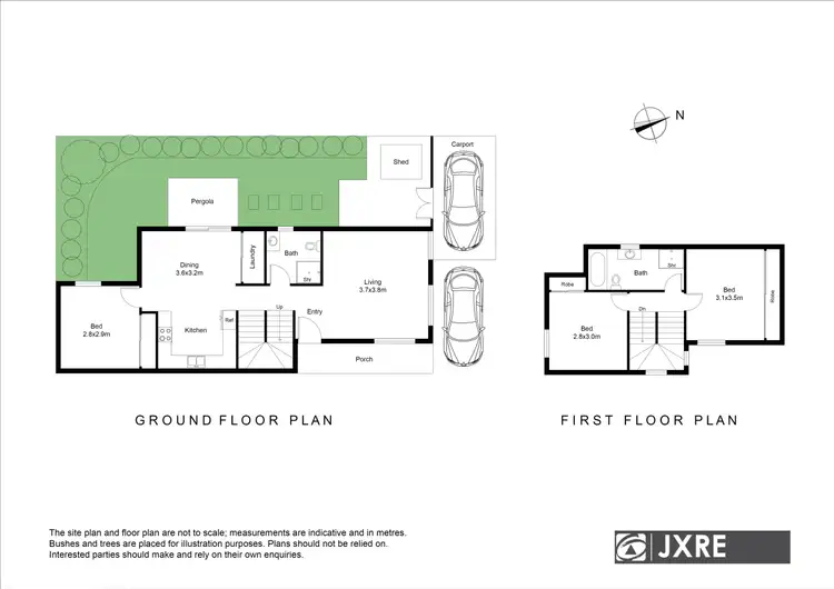 Floorplan of Homely townhouse listing, 2/119 Moriah Street, Clayton VIC 3168