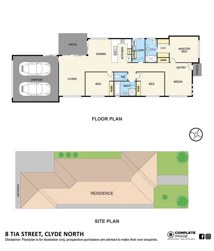 Floorplan of Homely house listing, 8 Tia Street, Clyde North VIC 3978