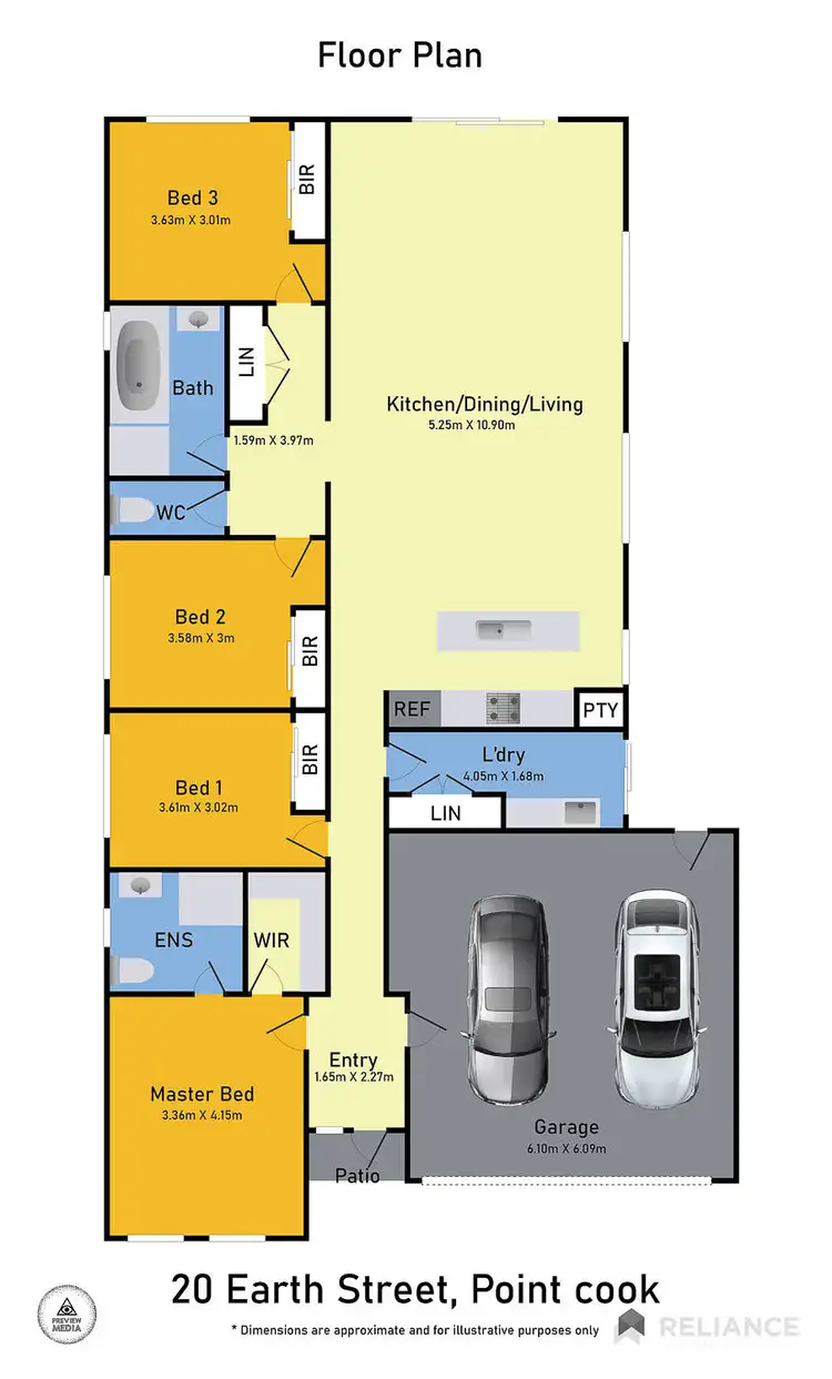 Floorplan of Homely house listing, 20 Earth Street, Point Cook VIC 3030