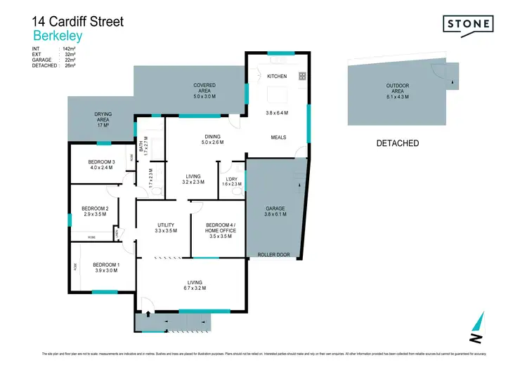 Floorplan of Homely house listing, 14 Cardiff Street, Berkeley NSW 2506