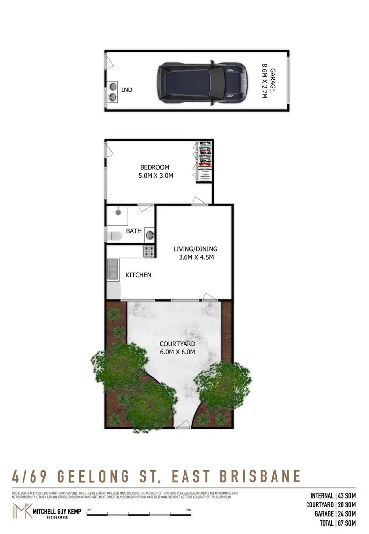 Floorplan of Homely unit listing, 4/69 Geelong Street, East Brisbane QLD 4169