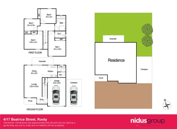 Floorplan of Homely house listing, 4/17 Beatrice Street, Rooty Hill NSW 2766