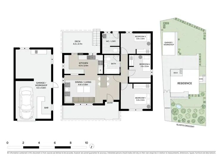 Floorplan of Homely house listing, 42 Gladys Crescent, Seven Hills NSW 2147