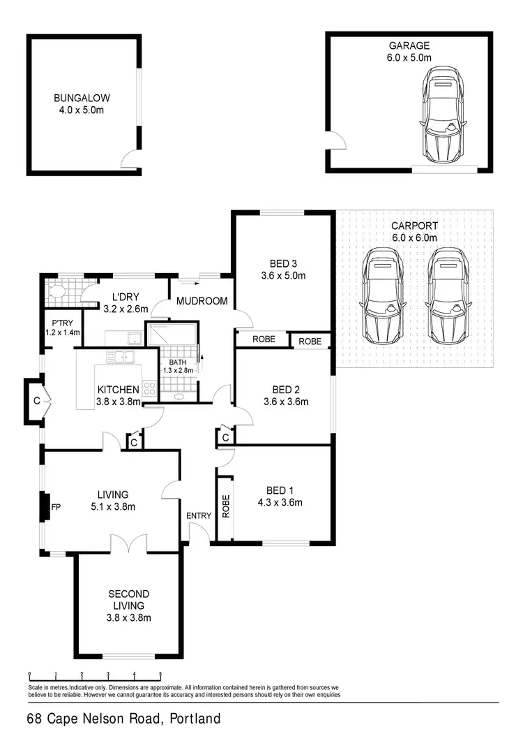 Floorplan of Homely house listing, 68 Cape Nelson Road, Portland VIC 3305