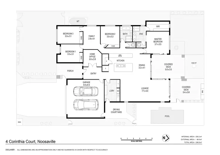 Floorplan of Homely house listing, 4 Corinthia Court, Noosaville QLD 4566