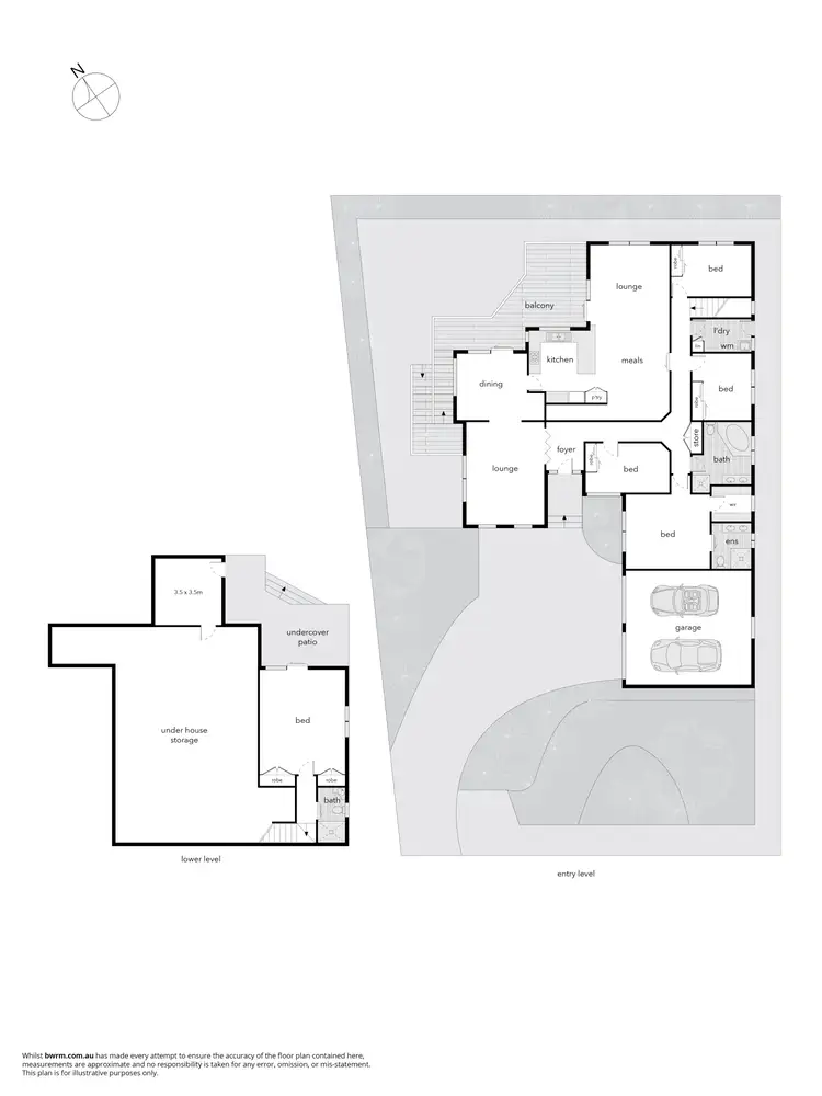 Floorplan of Homely house listing, 14 Heatherbelle Place, Karabar NSW 2620