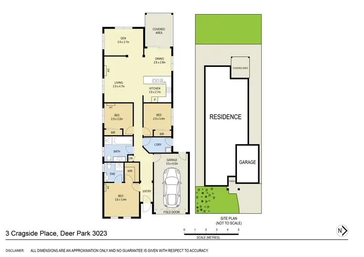 Floorplan of Homely house listing, 3 Cragside Place, Deer Park VIC 3023